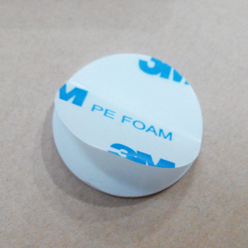 Custom Size pe foam tape 1600T 3M Die Cut Round sticker 1600T