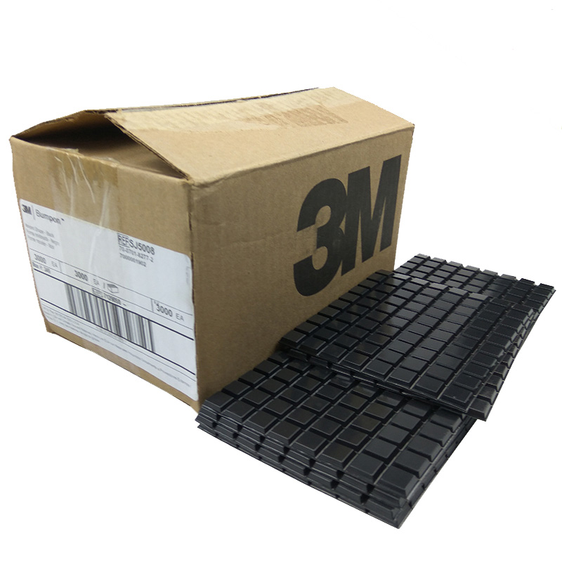 Bumpon 3m Self adhesive Protective Products Sj5008 Black Bumper Pad