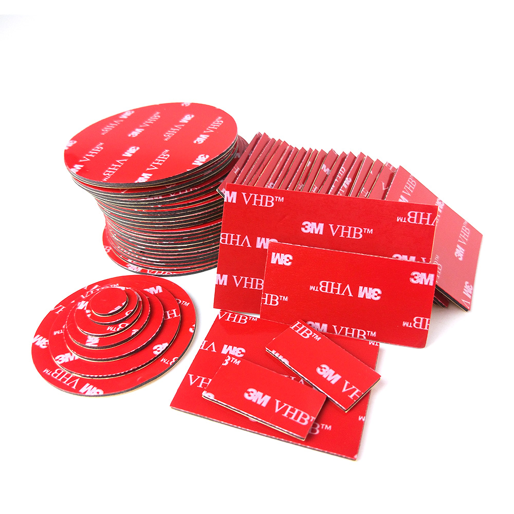 Acrylic 3M foam tape round sticker design 3m vhb tape 5952