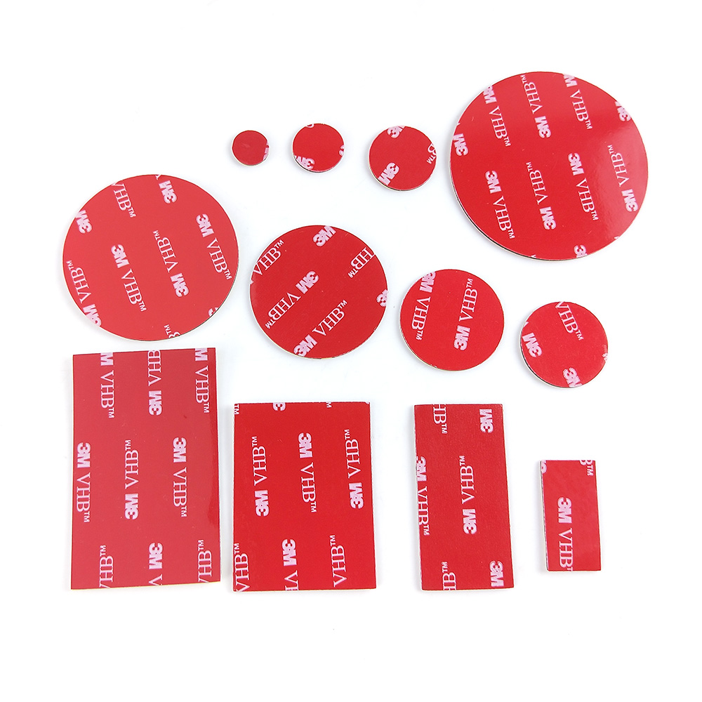 Acrylic 3M foam tape round sticker design 3m vhb tape 5952