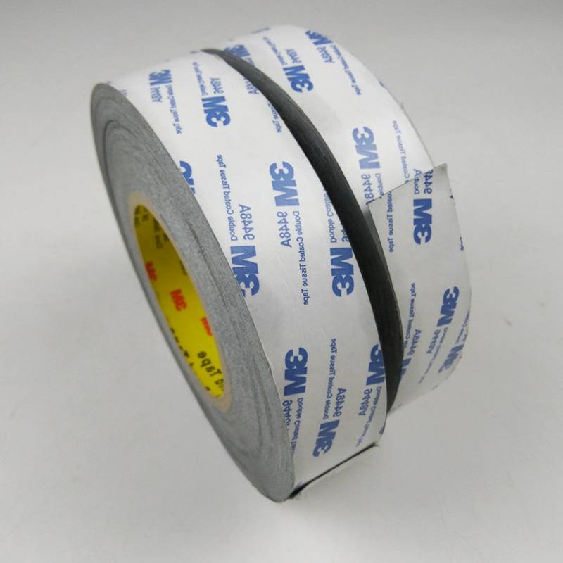 Double Sided Fabric 3M 9448AB, 0.15mm thick Black Adhesive Tape