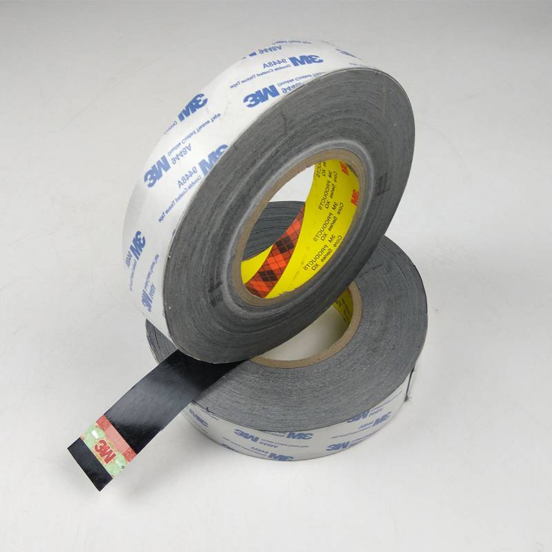 Double Sided Fabric 3M 9448AB, 0.15mm thick Black Adhesive Tape