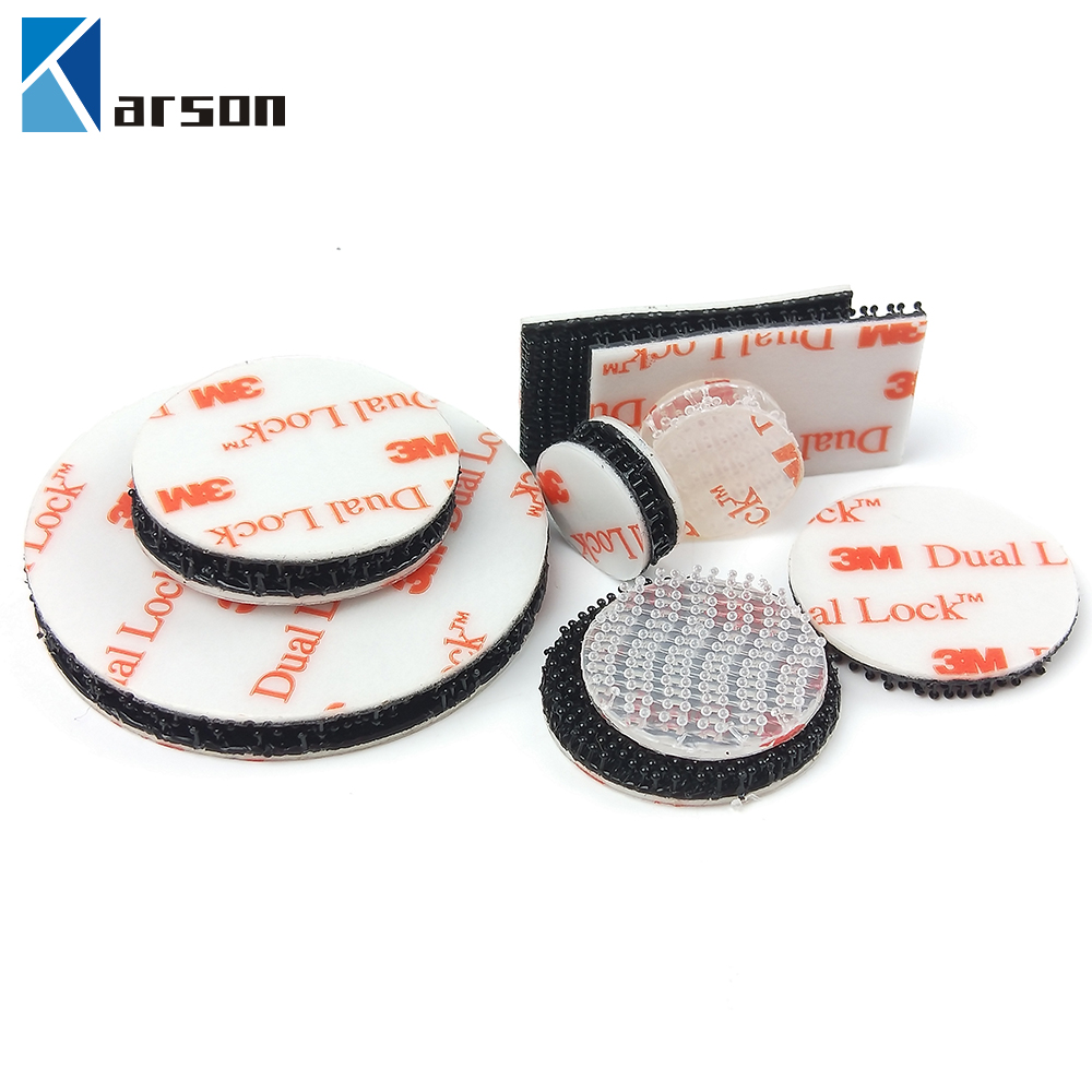 3M Dual Lock Tape SJ3560 Clear Dual Lock 15mm/20mm Clear Adhesive Circles