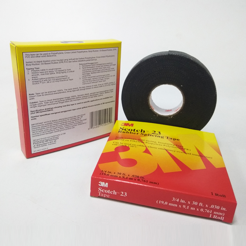 3M insulating tape high voltage scotch 23 rubber splicing tape 19mm x 9.1m