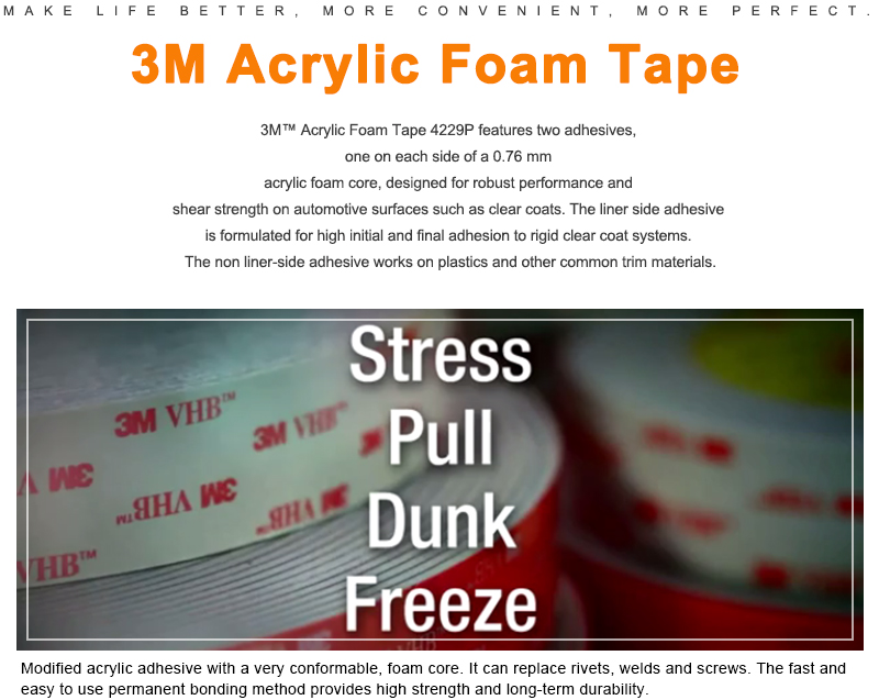 3M™ Acrylic Foam Tape 4229P