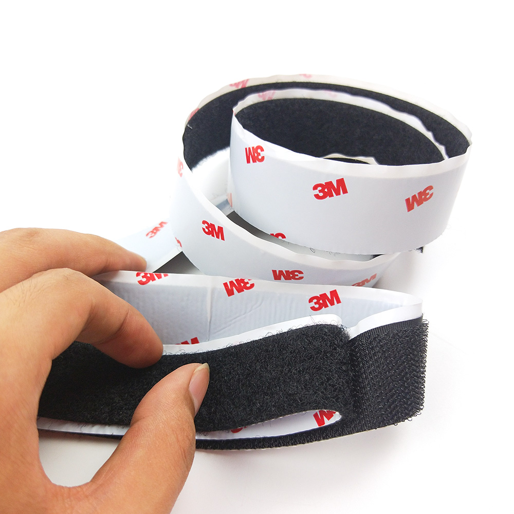 Brilliant Quality hook and loop tape Sj3526/SJ3527 Black velcro 3M Sj3526