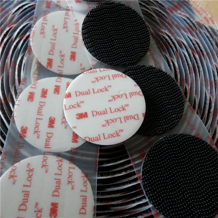 Custom hook and loop fastener tape SJ3550 15MM Round/Circle Fabric Fasteners