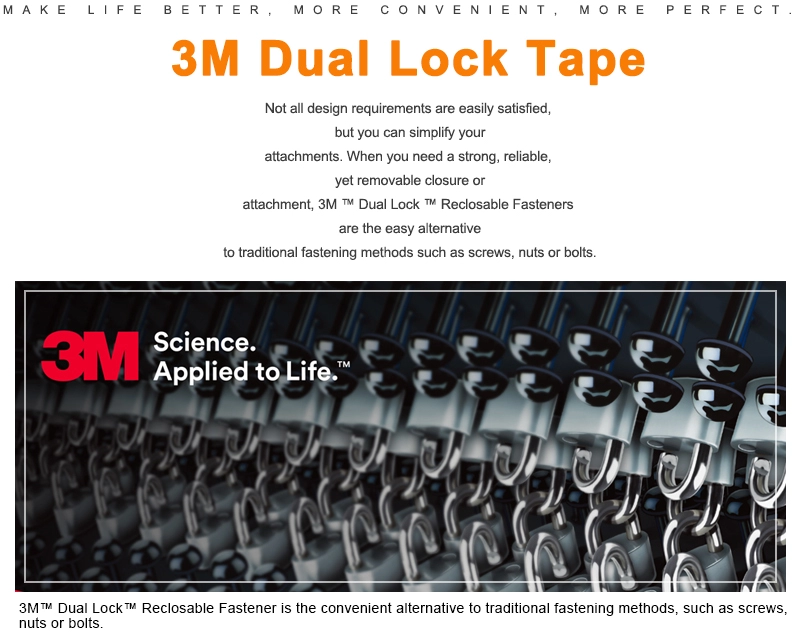 Custom 15MM Round/Circle 3M Dual Lock Self Adhesive Types Of Fabric Fasteners