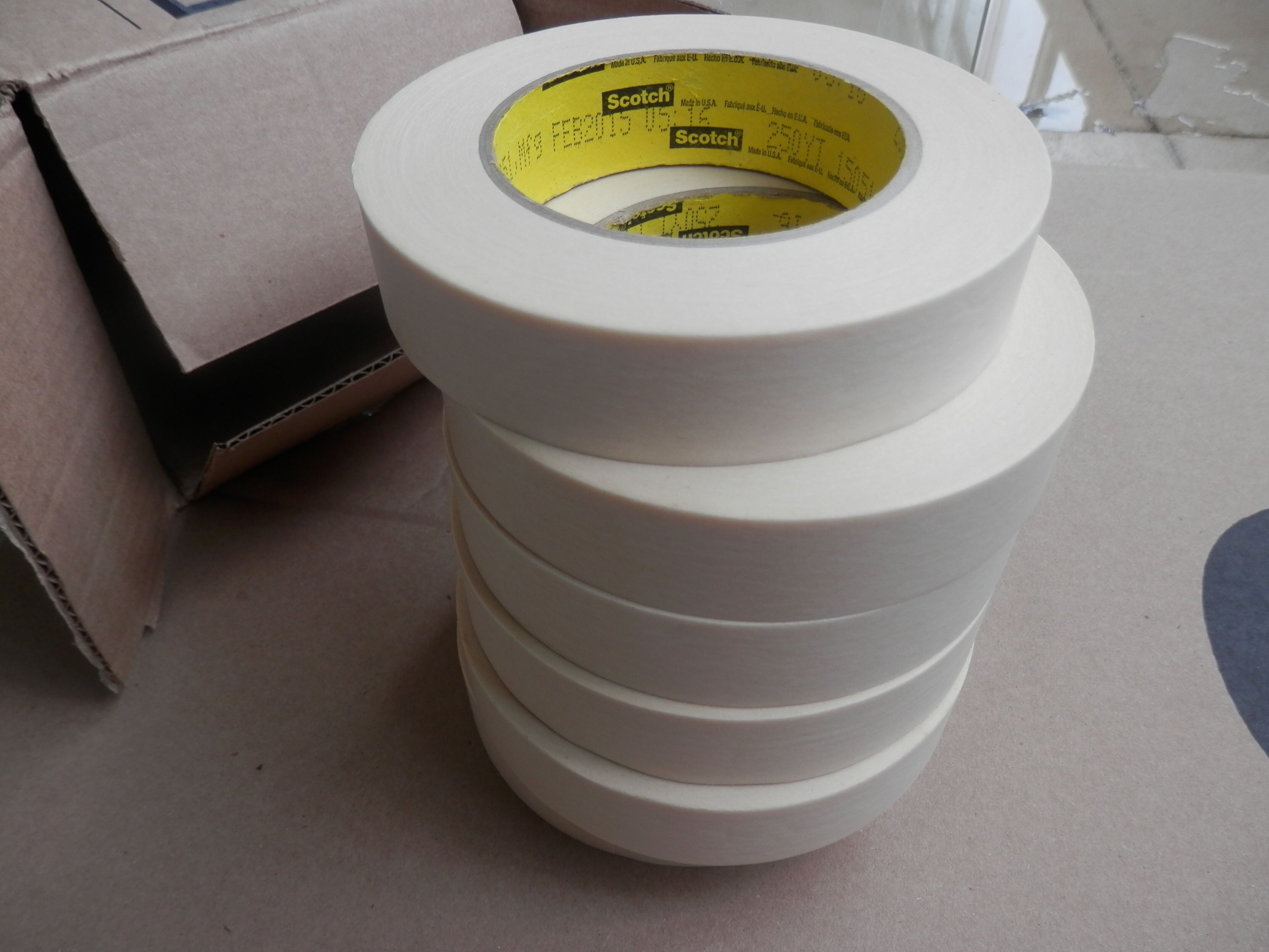 3m automotive masking tape 250 Hot sales Flatback Masking