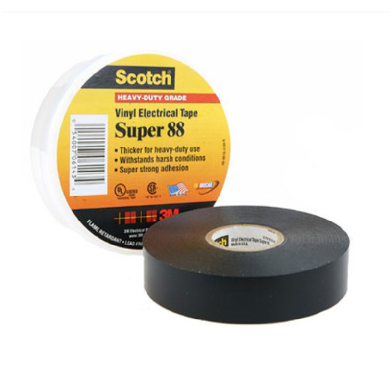 Scotch electrical tape Premium Vinyl Electrical Tape Super 88, 3/4 in x 66 ft