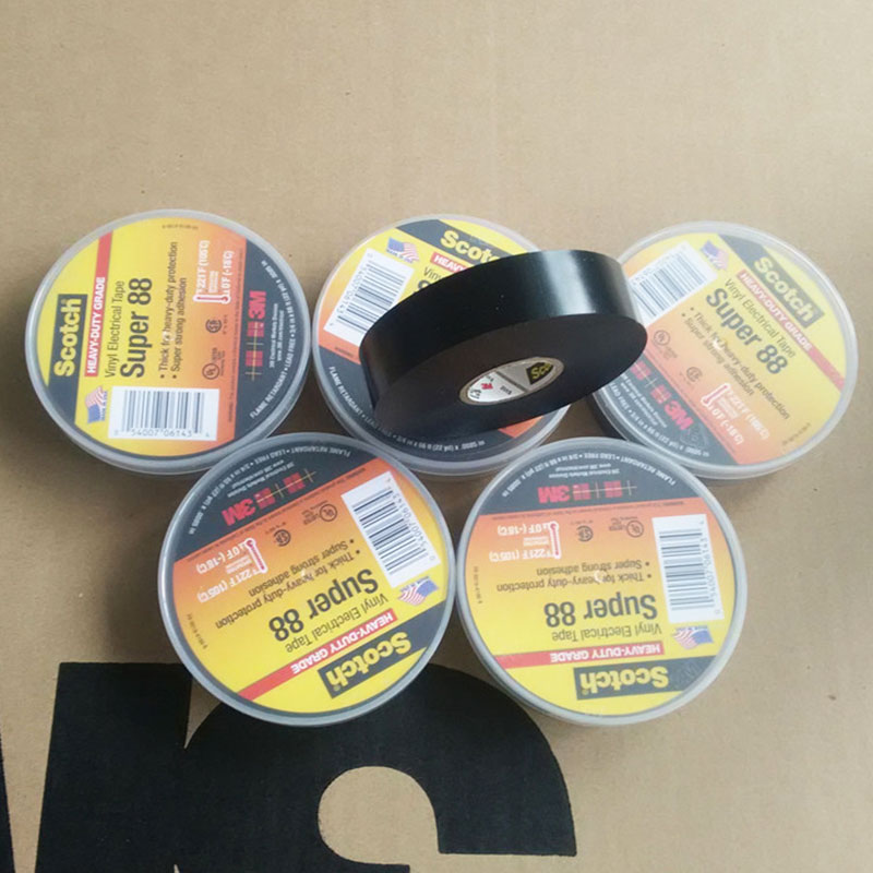 3M 80-6108-3386-7 Scotch® Premium Vinyl Electrical Tape 88-Super 3/4 x  66ft from Cole-Parmer