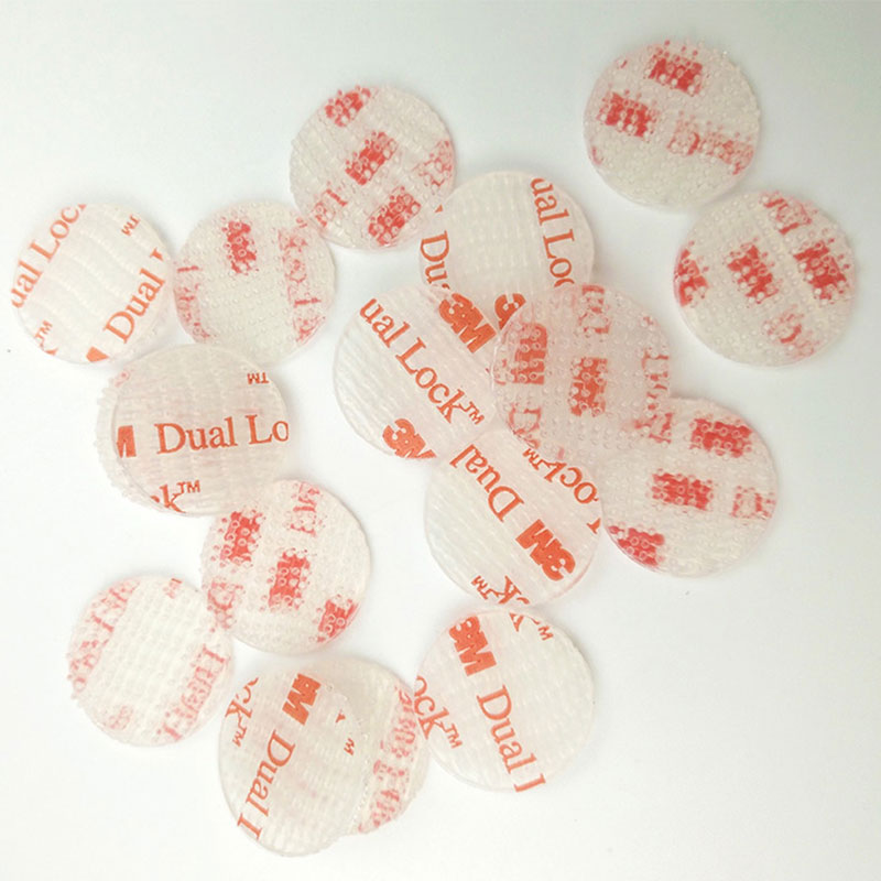 3M Dual Lock Tape SJ3560 Clear Dual Lock 15mm/20mm Clear Adhesive Circles