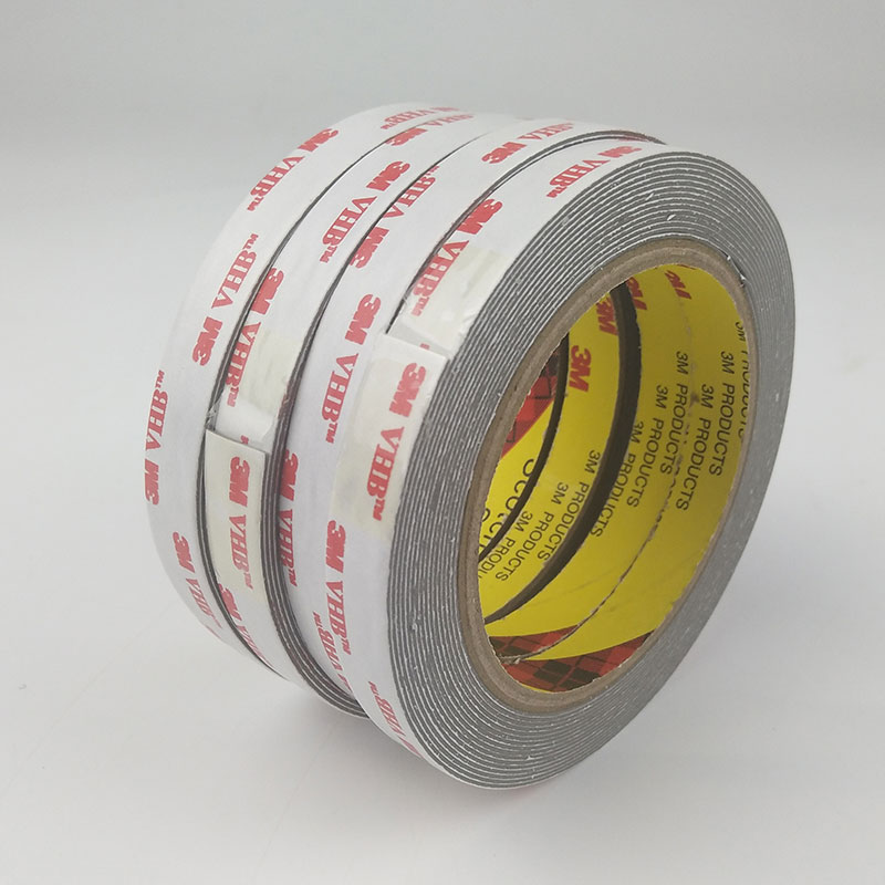 3M RP32 VHB Tape 0.5 in width x 5 yd length (1 Roll),Gray