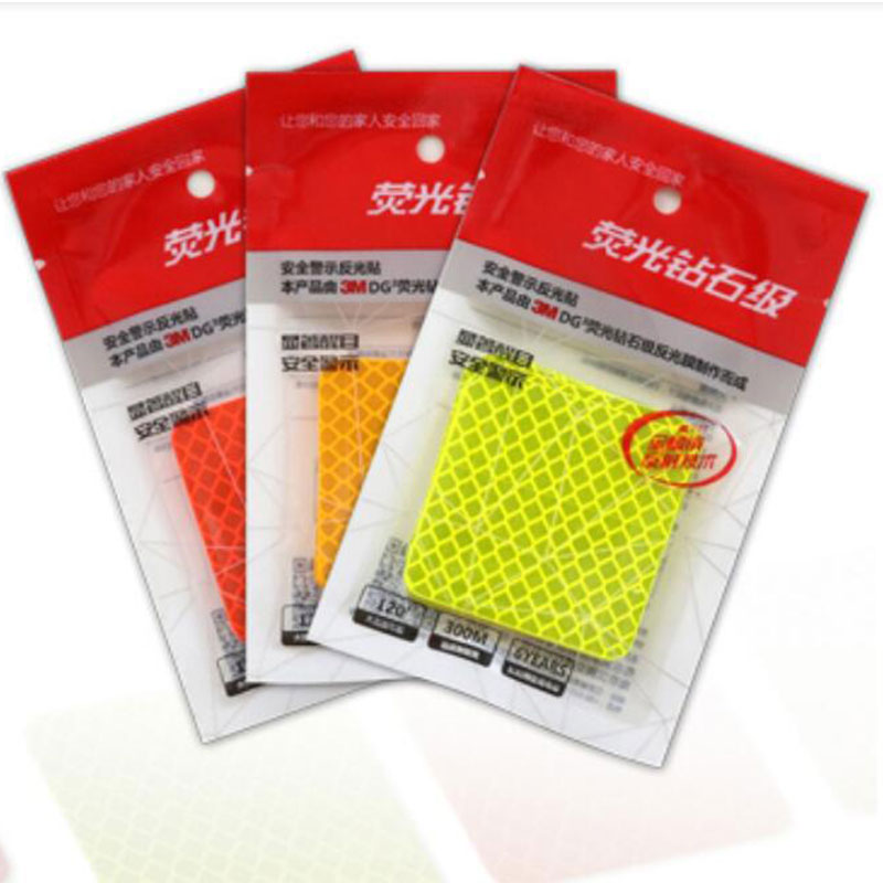 3M Reflective Diamond Grade DG3 Hi-Vis Waterproof Stickers