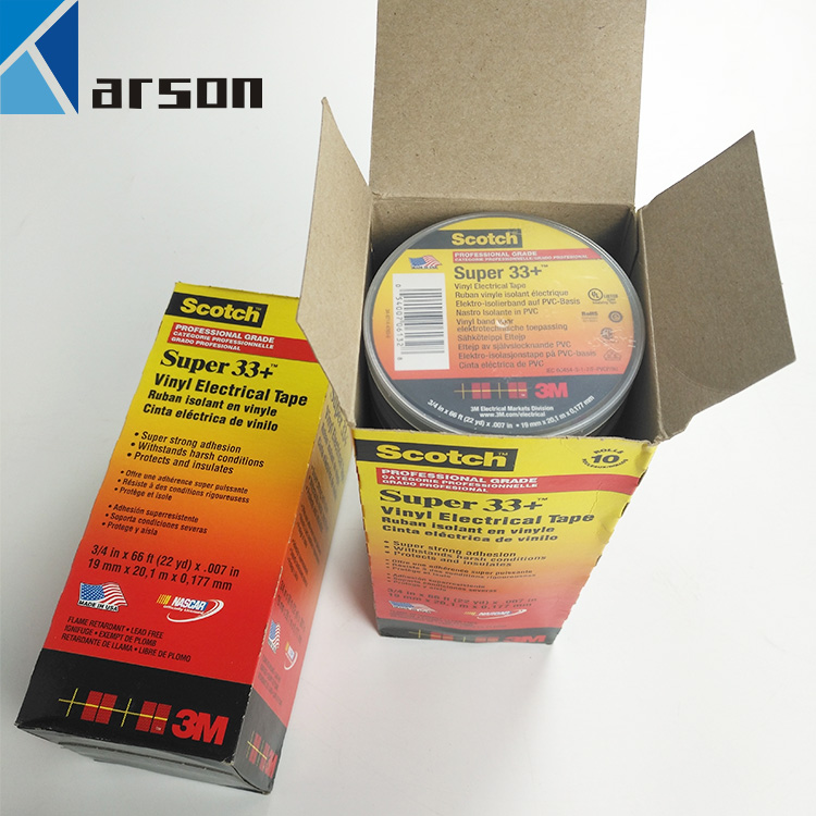 3M Vinyl Electrical Tape 33 Rubber Resin Pvc Single Sided 3M Scotch Tape 33