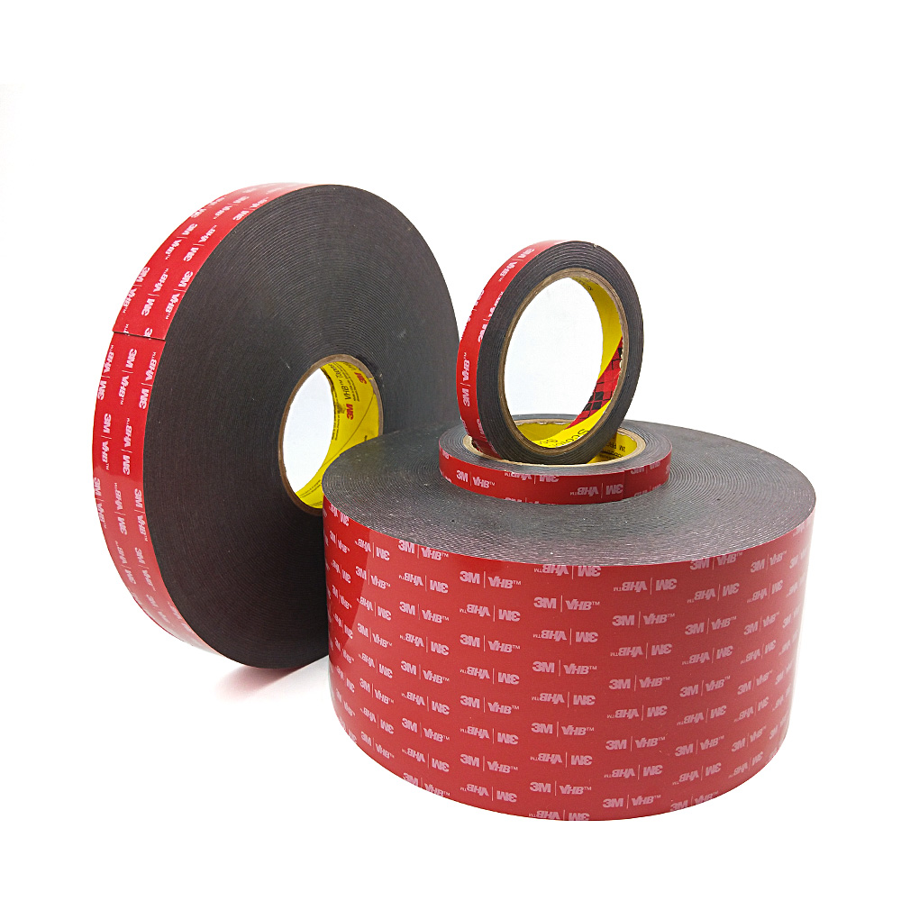 High Sticky Acrylic Adhesive VHB 3M Double Sided Tape 3M Tape 5952 Black, 1.1mm 