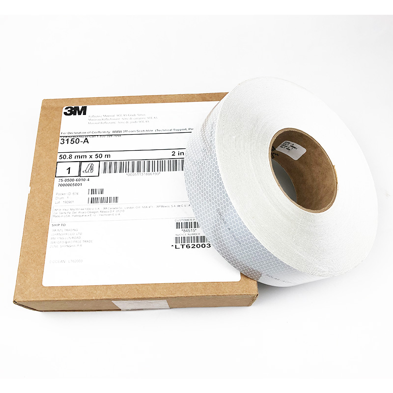 3M Reflective Material SOLAS Grade 3150-A, 50.8 mm x 50 m, 1 Roll/Case