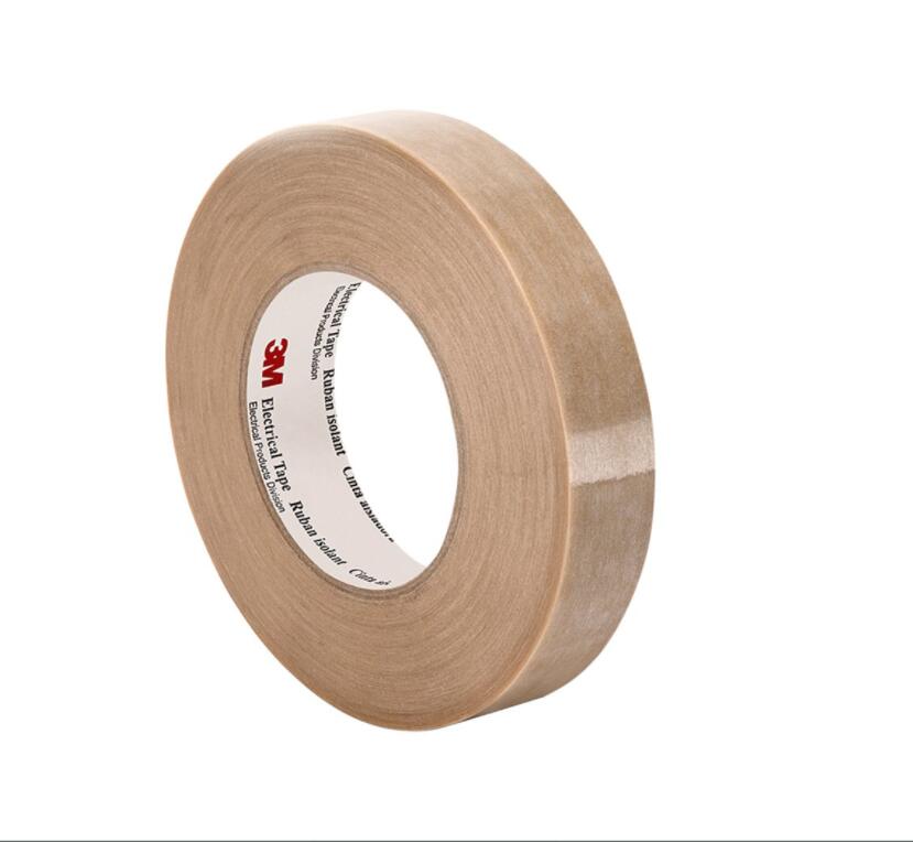 3M Electrical Tape 44, 1width x 90yd length (1 roll), Tan, Low-Halogen