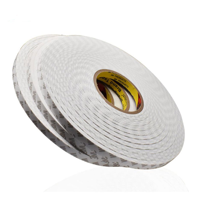 OEM Custom Size White Sponge Tape 3M CIP66 PE Foam Double-sided Adhesive