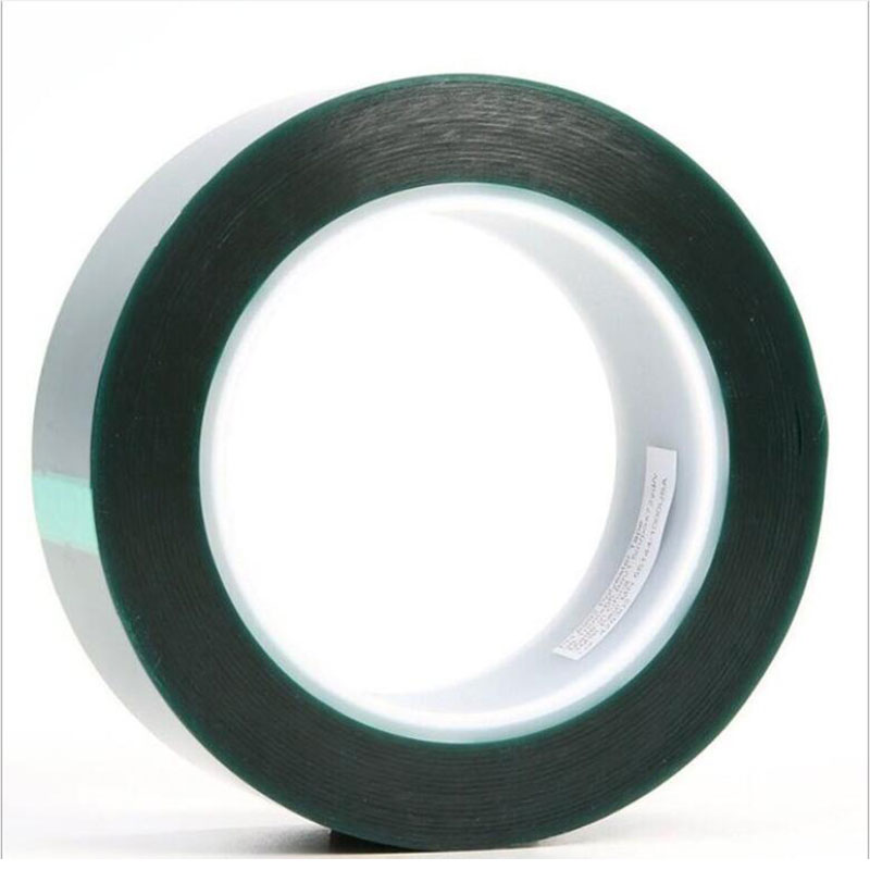 For High Temperature Powder Coat Painting 3M 8992 Green Polyester Film Tape