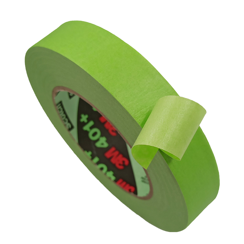 3M 401+ Green  Masking or Painter's Tape 12mm Width High Performance Masking 