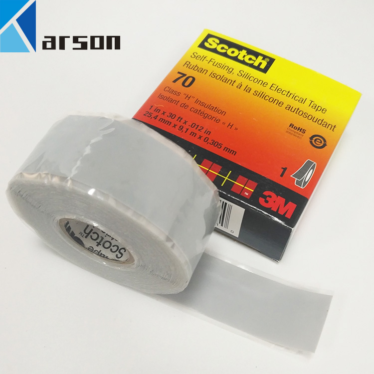 Scotch® Self-Fusing Silicone Rubber Electrical Tape 70