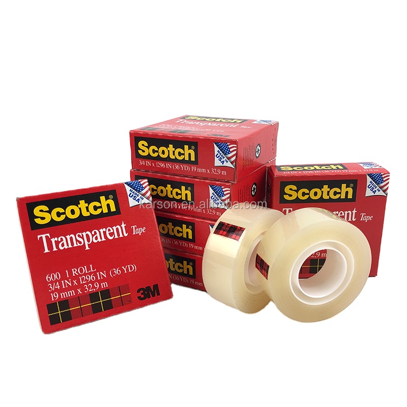 Scotch Transparent Tape Refill Rolls 600