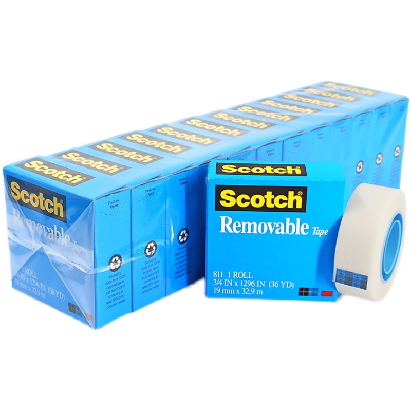 Scotch Removable Magic Tape, Boxed Refill
