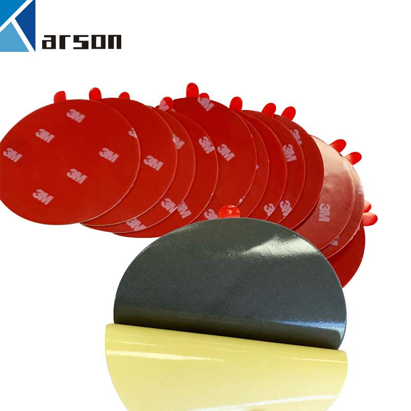 60MM Diameter Circle 3M 4229P Double Sided Foam Tape With Small Tail