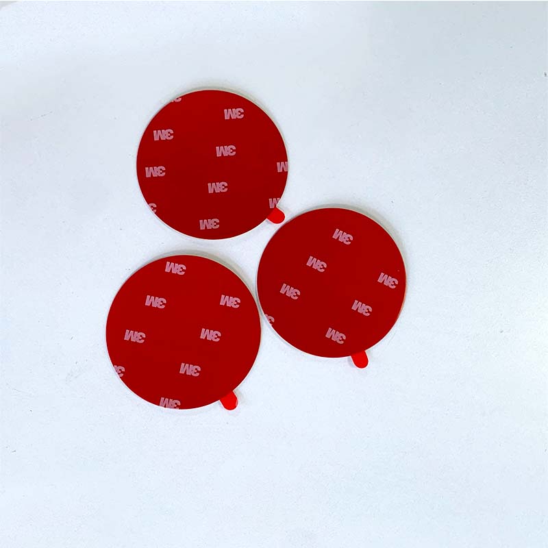 60MM Diameter Circle 3M 4229P Double Sided Foam Tape With Small Tail