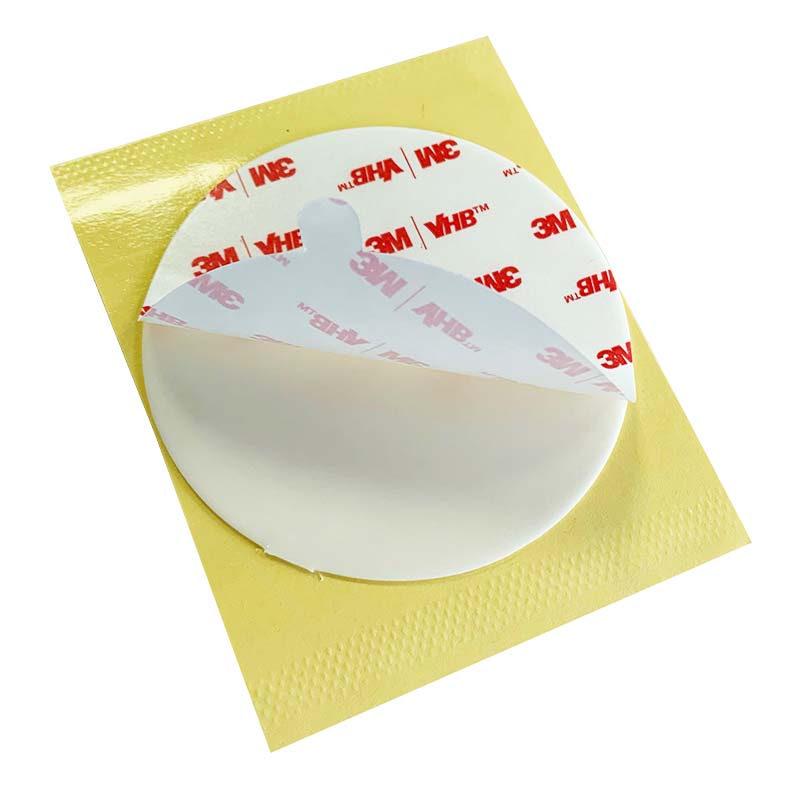 50mm Circle White Acrylic Double Sided Tape 3M 4950 Foam Tape