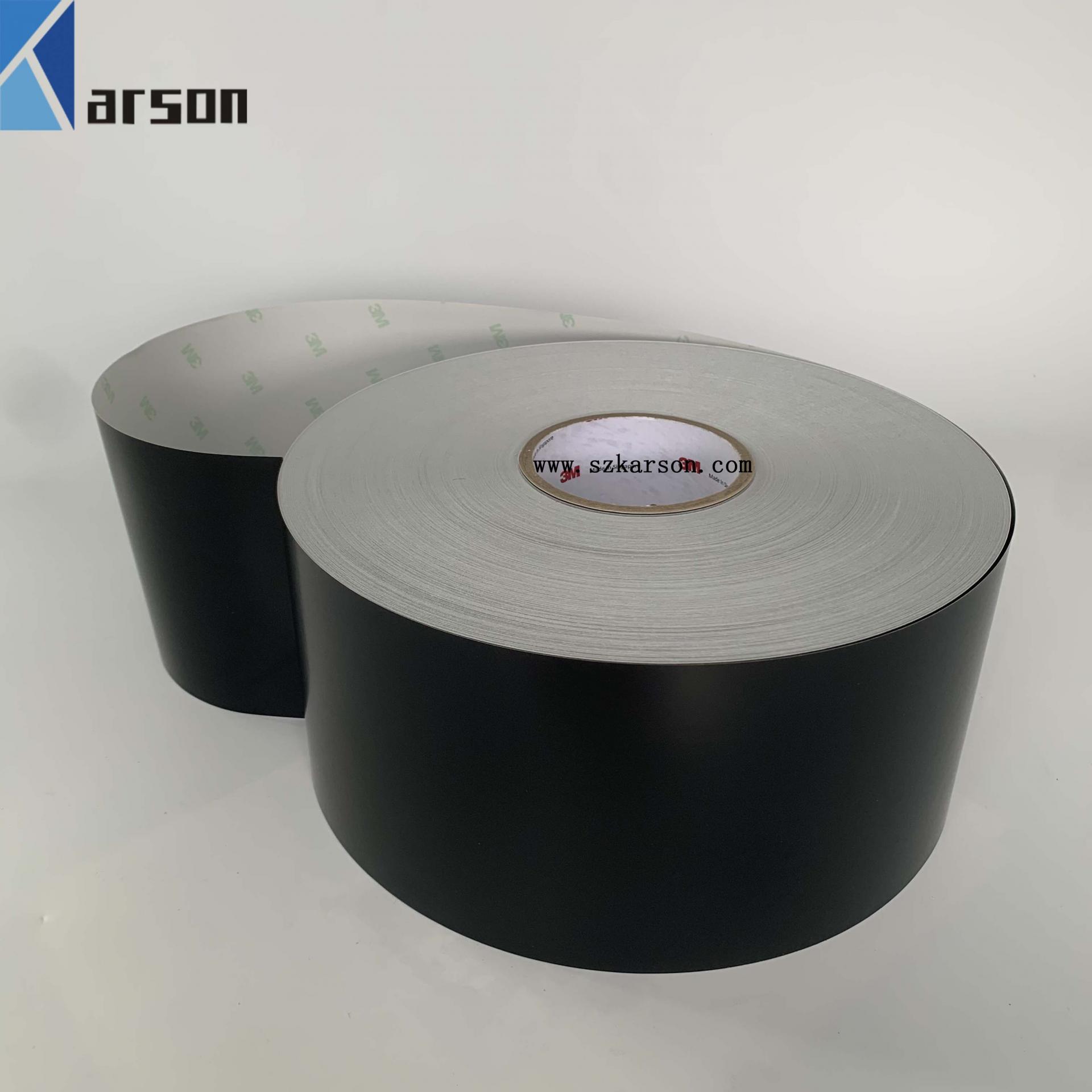 3M Laser Markable Label Material 7847 Matte Black Acrylate 120mm x 300m