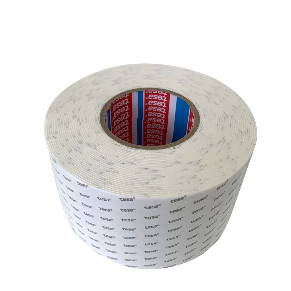 Tesa 55576 1.2mm White double sided PE foam tape