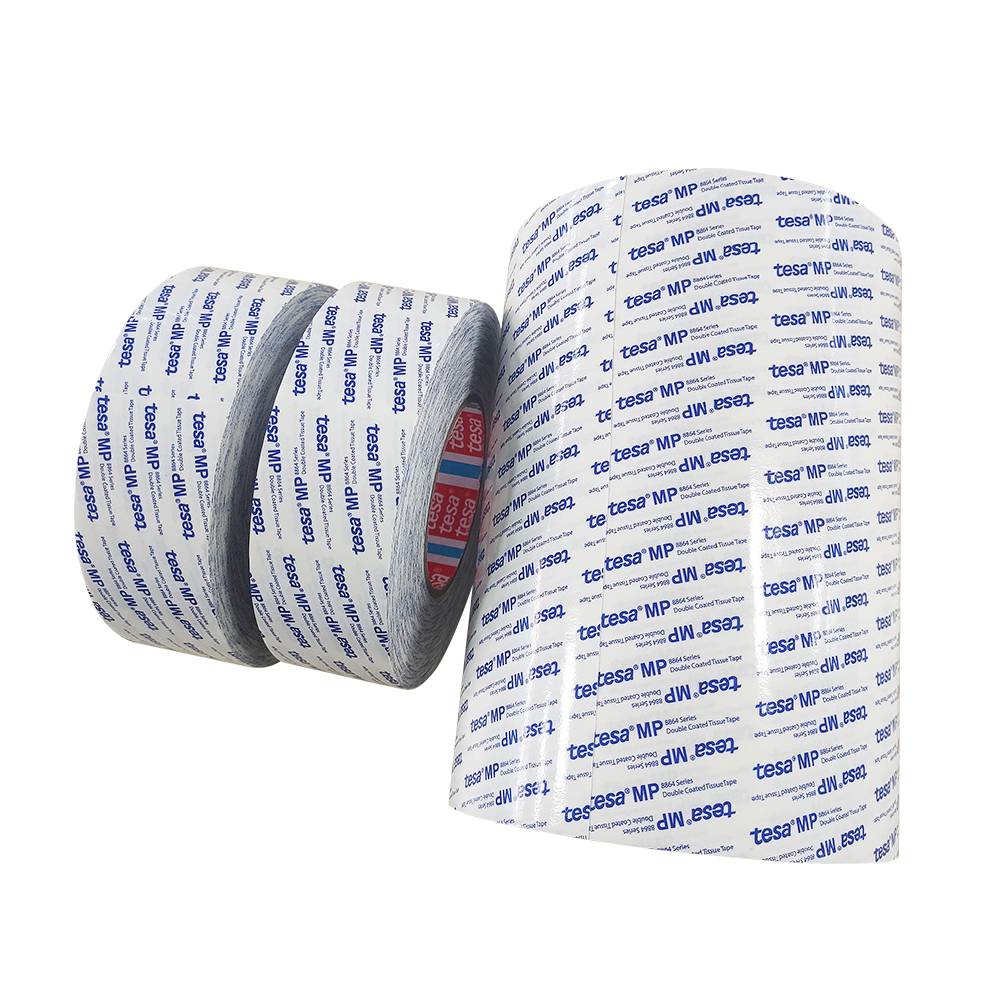 Good adhesion to a variety of polar surfaces Tesa double sided tape 88644