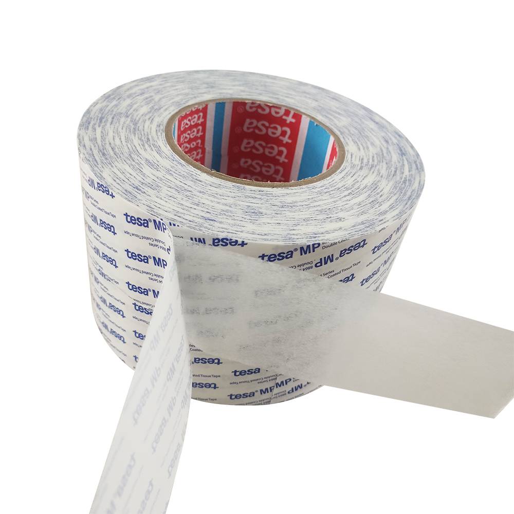 Good adhesion to a variety of polar surfaces Tesa double sided tape 88644
