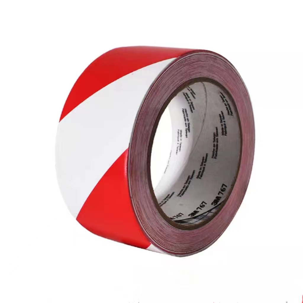 3M Safety Stripe Vinyl Tape 767 White and Red