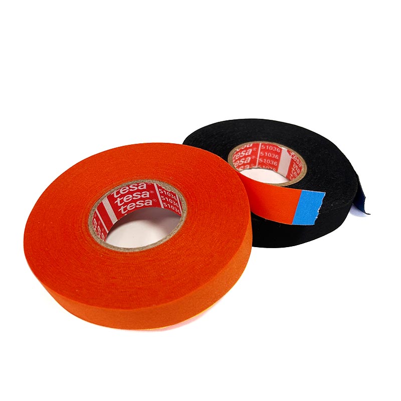 Orange Tesa tape 51036 19mmx25m High Heat Wire Harness Tape