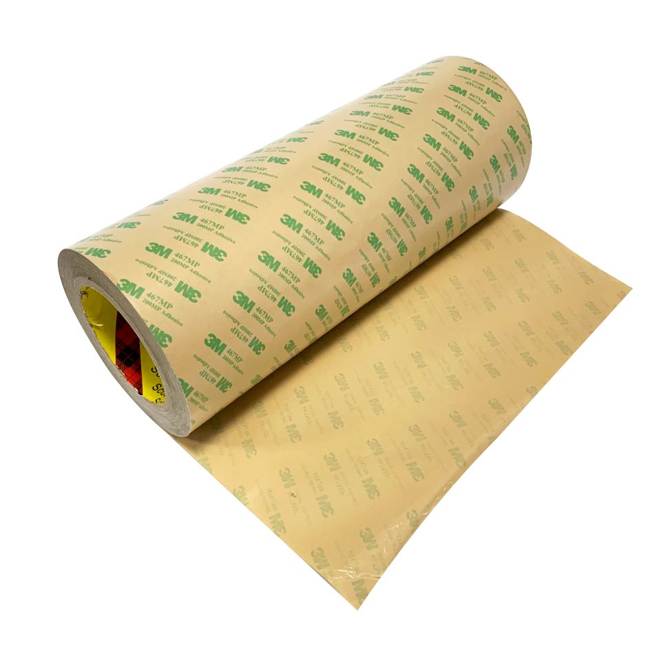 12inch 3M 467MP 200MP Adhesive Transfer Tape Clear Double-Sided Adhesive Tape